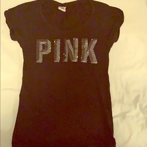 PINK sequin t shirt